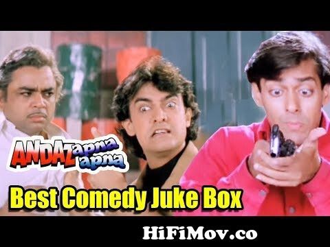 Aamir Khan Best Comedy Scenes | Andaz Apna Apna | Jukebox 1 | Bollywood  Movies from andaz apne apne full movie Watch Video 