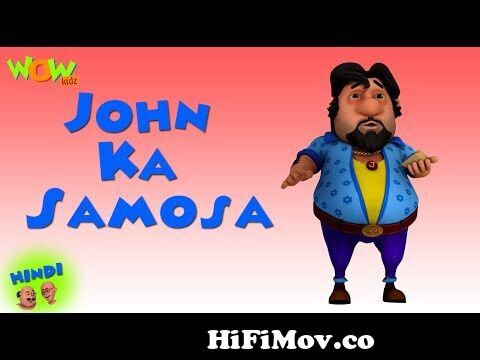 John Ka Samosa - Motu Patlu in Hindi - 3D Animation Cartoon for Kids - As  on Nickelodeon from motu and patlu samosa ki jol mp3 download Watch Video -  