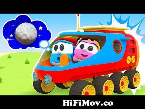 Leo the Truck & Flight to the moon! Car cartoons full episodes & Learning  baby cartoons for kids. from ollcartoon Watch Video 