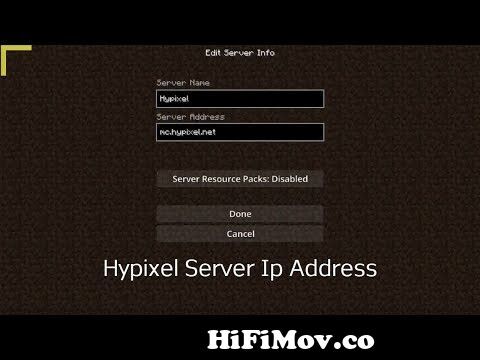 Minecraft Hypixel Server IP Address In 2022 | Mc.Hypixel.Net from hypixel server ip address for 1 11 Watch Video