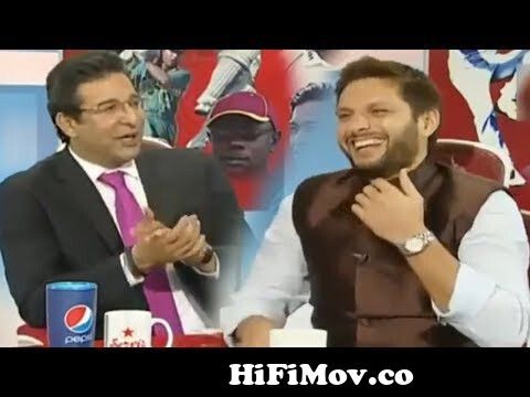 Wasim Akram Sharing Funny Story of How Shahid Afridi was Selected in  Pakistan Cricket Team from shahid afridi all full interviews downloadx x x  bah x x x x comeshi naika all