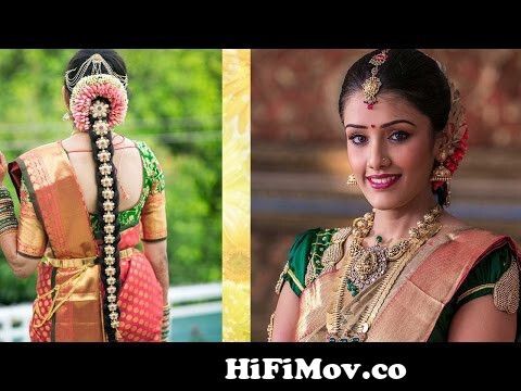 South Indian Bridal Makeup & Hairstyle Tutorial Step By Step | Traditional Bridal  Makeup For Wedding from indian mek up and hairstyle step 3gp video download  Watch Video 