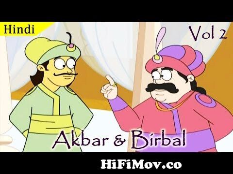 Akbar Birbal || Animated Moral Stories For kids || Hindi Story For Kids ||  Vol 2 from akbar birabal Watch Video 