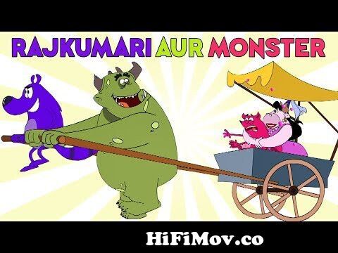 Rajkumari Aur Monster Ep - 95 - Pyaar Mohabbat Happy Lucky - Hindi Animated  Cartoon Show - Zee Kids from happy lacky Watch Video 