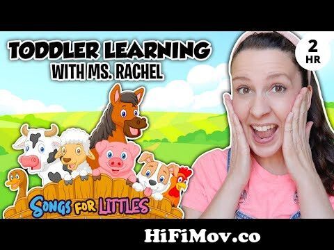 Learn Animals with Ms Rachel for Toddlers - Animal Sounds, Farm Animals, Nursery  Rhymes & Kids Songs from ei kid Watch Video 