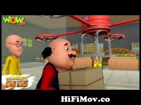 Motu Patlu New Episode | Cartoons | Kids TV Shows | Drone Delivery | Wow  Kidz from moto fatlo Watch Video 