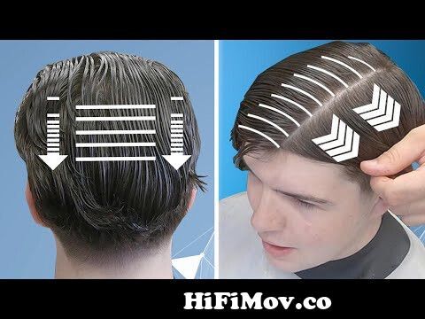 How To Cut Mens Hair | Step By Step Tutorial | Clipper Over Comb | How To  Cut The Top With Scissors from boy hear kating Watch Video 