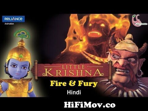 Little Krishna Hindi - Episode 5 Pralambasura and the Fire Demon from  krishna and pootna fight Watch Video 