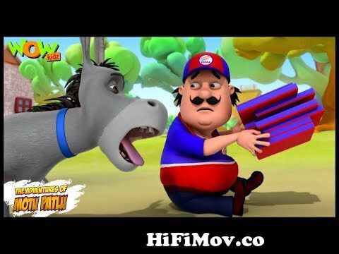 Motu Patlu Cartoons In Hindi | Animated cartoon | Pizza boys| Wow Kidz from  song 8xm tv Watch Video 