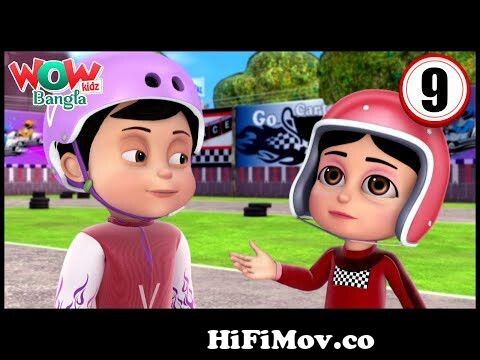 Vir: The Robot Boy | Bengali stories for kids | Bangla Cartoons | Go Cart  Race | Wow Kidz Bangla from bangla motu patlu cart Watch Video 
