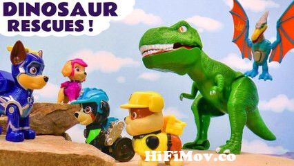 Paw Patrol Pups Learn How To Look After DINOSAURS Cartoon for Kids from  kommissar rex theke Watch Video 