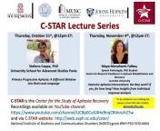 C-STAR Lecture Series