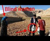 Nomadic blind woman