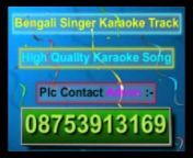 Bengali Karaoke Track Song By Singer