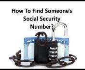 Find Someone’s Social Security Number