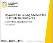 UK Collaborative Centre for Housing Evidence