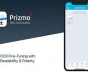 Prizmo 5 - Pro Scanning for iPhone &amp; iPad.nnLearn how to fine-tune OCR results using Readability &amp; Polarity features.nnPrizmo is the most capable scanner app for iPhone &amp; iPad to create stunning scans of documents or process business cards from photos. Prizmo offers an efficient capture workflow, powerful editing capabilities, a choice of highly accurate OCRs, text-to-speech &amp; accessibility features, searchable PDF &amp; DOCX exports, and comprehensive automation, all packaged in