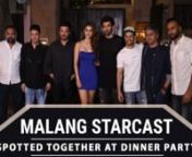 Anil Kapoor recently held a dinner party as his residence. The party was attended by the team of his upcoming movie Malang including Aditya Roy Kapur, Disha Patani, Mohit Suri and others. Watch out the video for more.