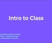 Welcome to DSGN249 Graphic Design Concepts. This video includes an introduction to the course, a walk through of the syllabus, supply list, and instructions for using technology for our online class this quarter.