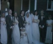 Home movie 15 1973. Home movie footage taken by Robert Stewart. Home movie is silent.nnHome movie footage:n-Wedding at Annerley: footage of the bride and bridesmaids.n-28 Florence Street, Annerley: front yard, a little girl in the yard.n-The wedding of Maureen McKenny and Glen Thomas, December 1973, at Our Lady of Lourdes, Sunnybank (Maureen is the daughter of Brian and Theresa McKenny).n-Pacific Village, Coolangatta, 1973.n-Vegetable garden at 28 Florence Street, Annerley.n-Barbecue at Nursery