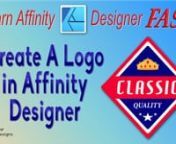 This is a brief introduction to my new Skillshre course - Create A Logo In Affinity Designer.nnI want you watch this course for FREE!nClick this link: https://skl.sh/32qtnRtnFor two months FREE access to all my courses on Skillshare!nnIn this course you’ll learn how to:nCreate and Modify Shapes using the Shape PresetsnLearn to Use The Corner Tool nCreate Vector MasksnCreate and Refine Vector Objects Using The Pen ToolnUsing the Subtract Tool to Modify Shapes nDiscover the Magic of Blend Mo