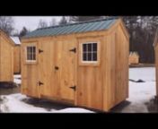 Storage - The Nantucket Durable Shed from 6x8 shed building plans