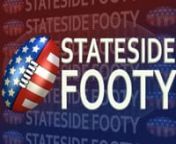 Stateside Footy continues its tenth season with coverage of an Australian Rules Football match of international proportions. The Quebec Saints play a composite team of the Boston Demons, Maine Cats, and Vermont Black Diamonds in a
