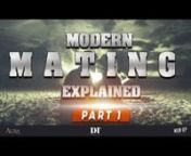 Modern Mating Explained 1: Growth & Maturity for Reformed Players & PUAs (Pick Up Artists) from mating man