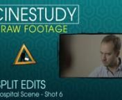 CINESTUDY (formerly Framelines) presents an Interactive Project and EDIT CHALLENGE!n nhttps://www.cinestudy.org/2019/10/07/edit-challenge-split-edits-hospital-scene/nnAnyone can download the raw footage and edit the scene together however you want.nnSplit Edits, also called L-Cuts/J-Cuts are a common editing technique. This scene is especially tailored to demonstrate this and allow you to practice using split edits. nnnBelow you can read the script and download the footage, then edit your own ve