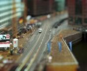 road and construction site in the hafencity in hamburg, germany. Tilt shift imitation- one shoot - instrumental track by Christos Zarampoukas (xxy)nhttp://soundcloud.com/zarampoukas