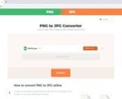 PNG to JPG converter - https://pngtojpg.comnConvert PNG to JPG for free
