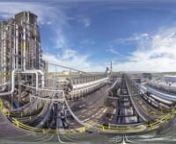 VR photo slideshow of voestalpine steel plant in Corpus Christi, Texas.