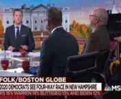 The Morning Joe panel of Willie Geist, Eddie Glaude Jr., Richard Haass and Mike Barnicle analyze the field of 2020 Democratic presidential candidates with the addition of New York Mayor Michael Bloomberg to the race. “Already it&#39;s a factor, but it&#39;s going to become a larger factor after the holidays are over, at the beginning of the new year: Which among these candidates—who can beat Donald Trump? That&#39;s going to be the factor,” says Barnicle. Join the conversation here.