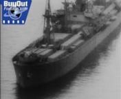 Stock Footage link:nhttp://www.buyoutfootage.com/pages/titles/pd_mnr_034.phpnnCadet training at the United States Merchant Marine Academy. Planes, guns, tanks and trucks are loaded on ships and a convoy sails from an Atlantic port to allied ports around the world. Additional scenes include civilians enlisting, below deck of freighter, engine room, galley, black cook preparing food, mess room, soldiers eating, ships at sea, unloading cargo