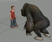 This was made for Blue Fang Game&#39;s Zoo Tycoon 2: Extinct Animals expansion pack.nnThis is a Gigantopithecus pulling a classic prank on a zoo guest.