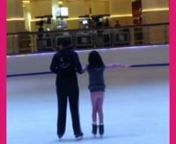 dhane's first ice skating lesson... from dhane