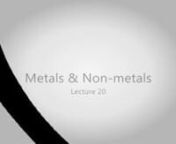 9-CHEM-7 Metals and Non metals, Lecture 20, Class X, Chemistry ( Electrolytic refining, Corrosion ).mp4 from metals and non metals class 8 cbse pdf