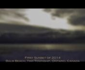 Time Lapse of 1866 images, captured from Balm Beach, Ontario, Canada