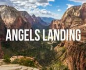 Angel&#39;s Landing at Zion National Park is one of the scariest and narrowest hikes in the U.S. With dropoffs at every turn, some plummeting over 1,000 feet straight down, this climb isn&#39;t for the faint of heart. But for those willing to face their fears, they&#39;re rewarded at the summit (5,790 ft high) with one of the most spectacular views on the planet.nnFilmed October 21, 2012nnShot &amp; edited by David LermannnLOCATION:nZion National ParknnCAMERAS:nGoPro Hero2nnMUSIC:n