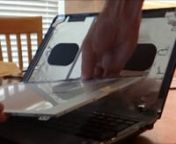 Here&#39;s how I installed my new screen from http://www.laptopscreen.com/English/laptop-screen-replacement-repair-video-guide/