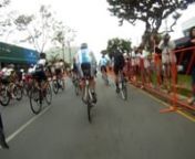 fixed the GoPro on my handlebar and recorded my first Criterium race, Cat4/5. this is the first lap only (the whole 35min would be too boring and after 20min its kind of a lonely ride for me at the back, I couldn&#39;t keep up...). We did about 25-30mph on the straight parts of San Vicente. The Brentwood Gran Prix is a great race, I&#39;ll be back next year...and in better shape too!