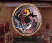 The acclaimed Scottish painter and playwright John Byrne was commissioned to design and paint a mural for the King’s Theatre dome in Edinburgh. The commission