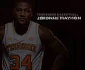 Directed, Shot and Edited by Conner Harville nwww.UTsports.com -- Take a peek inside the world of Tennessee basketball player Jeronne Maymon, a forward from Madison, Wis. Purchase your Tennessee basketball season tickets at www.UTtix.com.nnVoice Over by Gus Manning (Tennessee Legend and General Neyland&#39;s assitant coach)