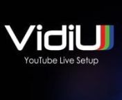 Teradek VidiU features a native YouTube Live integration. Check it out!