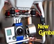 Tex attached a gimbal to his Phantom drone. It keeps the GoPro camera steady as the quadcopter rocks around.nnMusic: