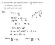 NCERT Class 10th Maths Chapter 8 Introduction To Trigonometry Exercise 8.1 Question 9