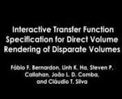 Fabio F. Bernardon, Linh K. Ha, Steven P. Callahan, Joao L. D. Comba, and Claudio T. SilvannTransfer functions play a critical role in feature detection through direct volume rendering in volumetric scalar fields. Because of the inherent difficulties of exploratory visualization, assisting the user in transfer function specification is still an important area of research. In particular, the disparate nature of simulated and measured volumetric data necessitates more flexibility in the specificat