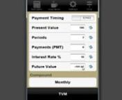 How to do TVM in a financial calculator on android, iphone and windows phone.nYou can download the calculator at http://www.echoboom.com/financialcalculator