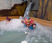 This is an all CG simulation test I did with PhoenixFD in 3ds max. A flood transforming into a bubble bath for Goku and Ox King (Dragon Ball Colloseum Figures by Banpresto). A water and bubble test in PhoenixFD. The figures are 3D scans I did with some crane games figures that I bought in a used store in Nipponbashi, Osaka, Japan.