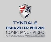 In response to the changes made in 2014 to OSHA 1910.269, Tyndale presents a video on FR clothing care and maintenance.nnThis video explains how to wash and wear flame resistant clothing, and when to retire garments.